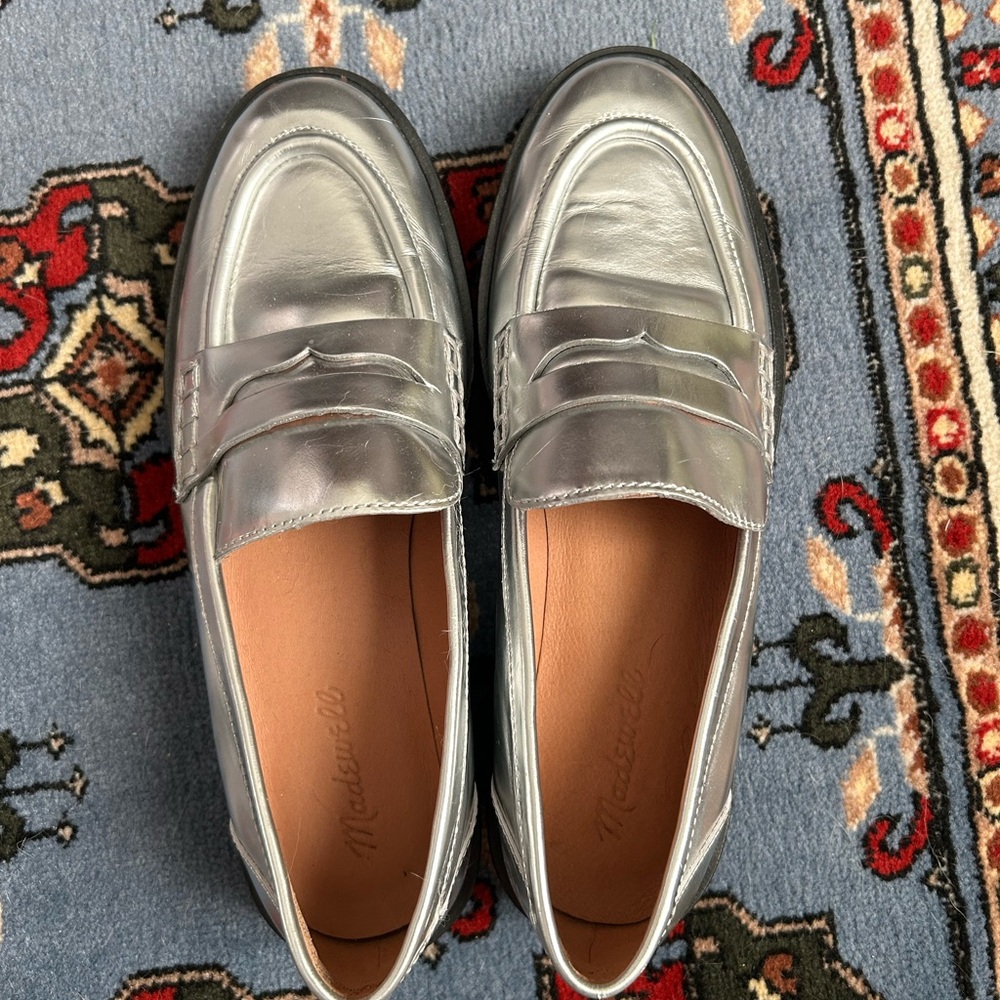 Silver Loafers - madewell